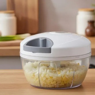 Processador de Alimentos Manual com 3 Lâminas - SM